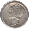 1943 D USA Dime F-VF (F15)