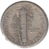 1943 D USA Dime F-VF (F15)