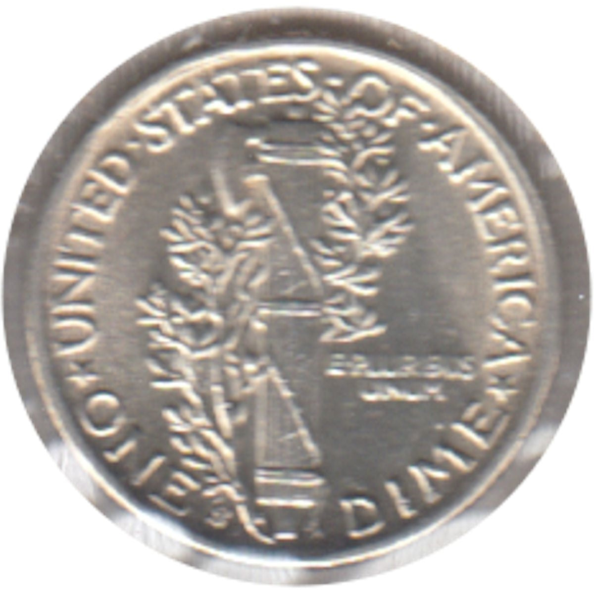 1943 S USA Dime Brilliant Uncirculated (MS63)