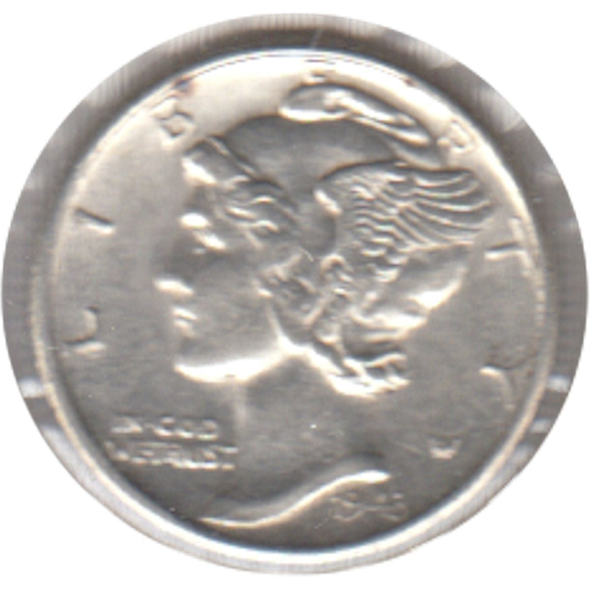 1943 S USA Dime Almost Uncirculated (AU50)