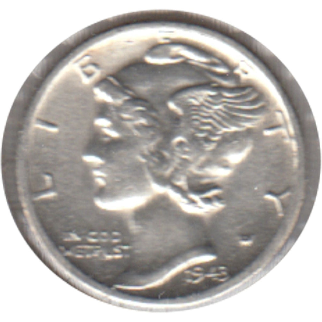 1943 S USA Dime EF-AU (EF45)
