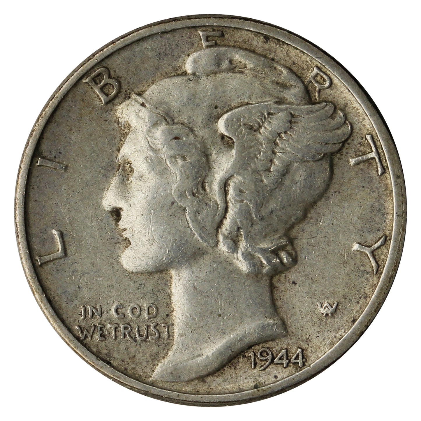 1944 USA Dime Extra Fine (EF40)