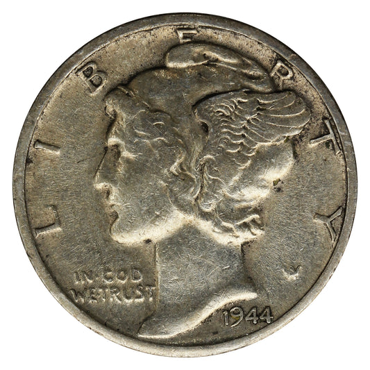 1944 D USA Dime VF-EF (VF-30)