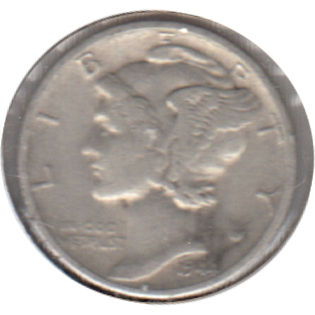 1944 D USA Dime F-VF (F15)