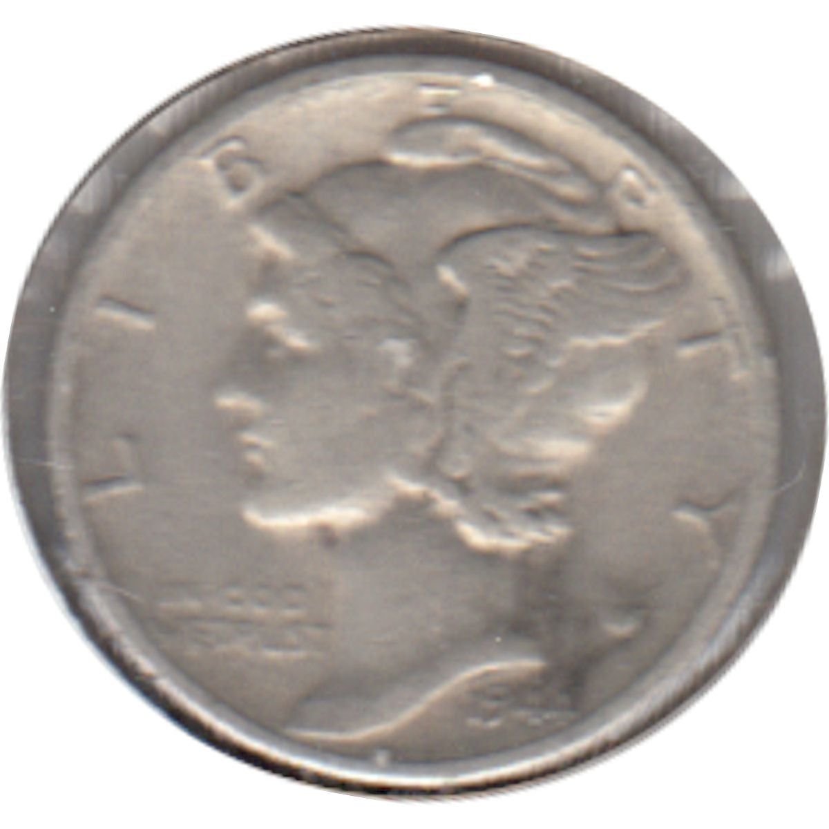 1944 D USA Dime F-VF (F15)