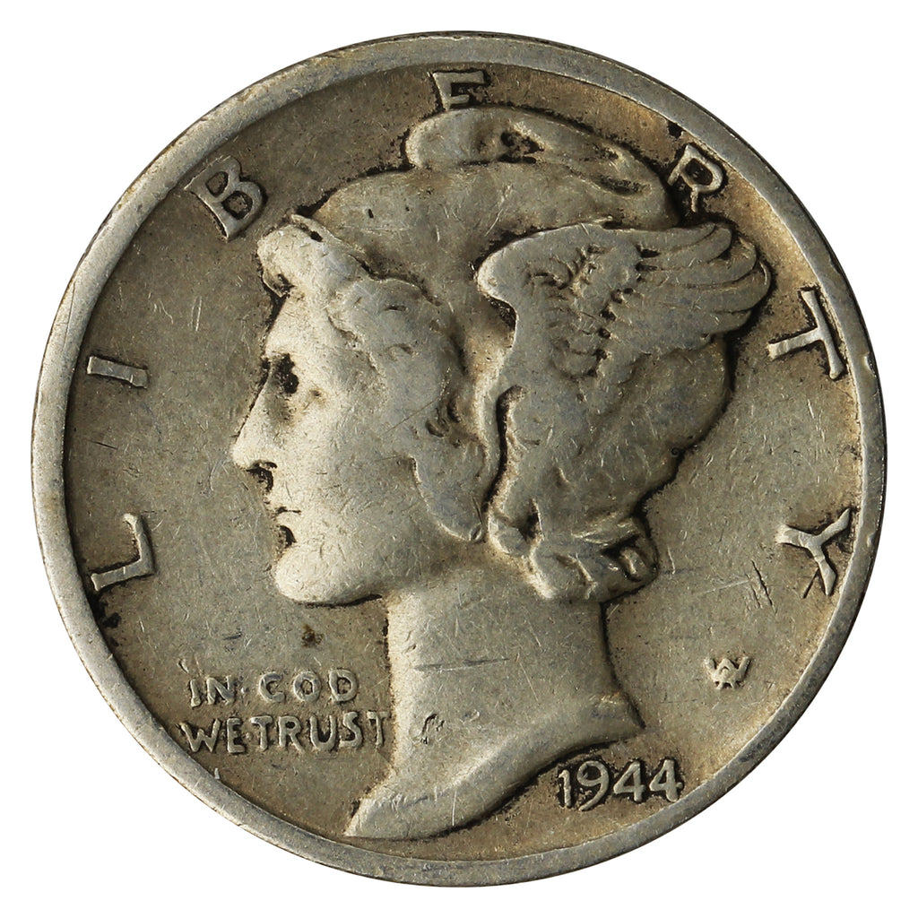 1944 S USA Dime Very Fine (VF20)