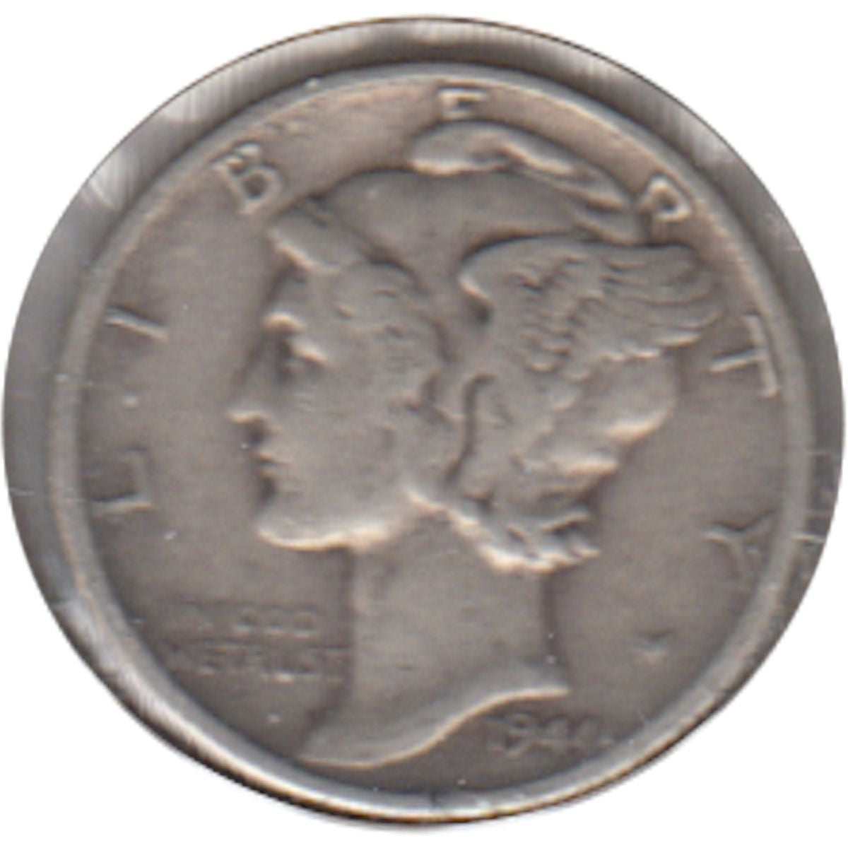 1944 S USA Dime F-VF (F15)