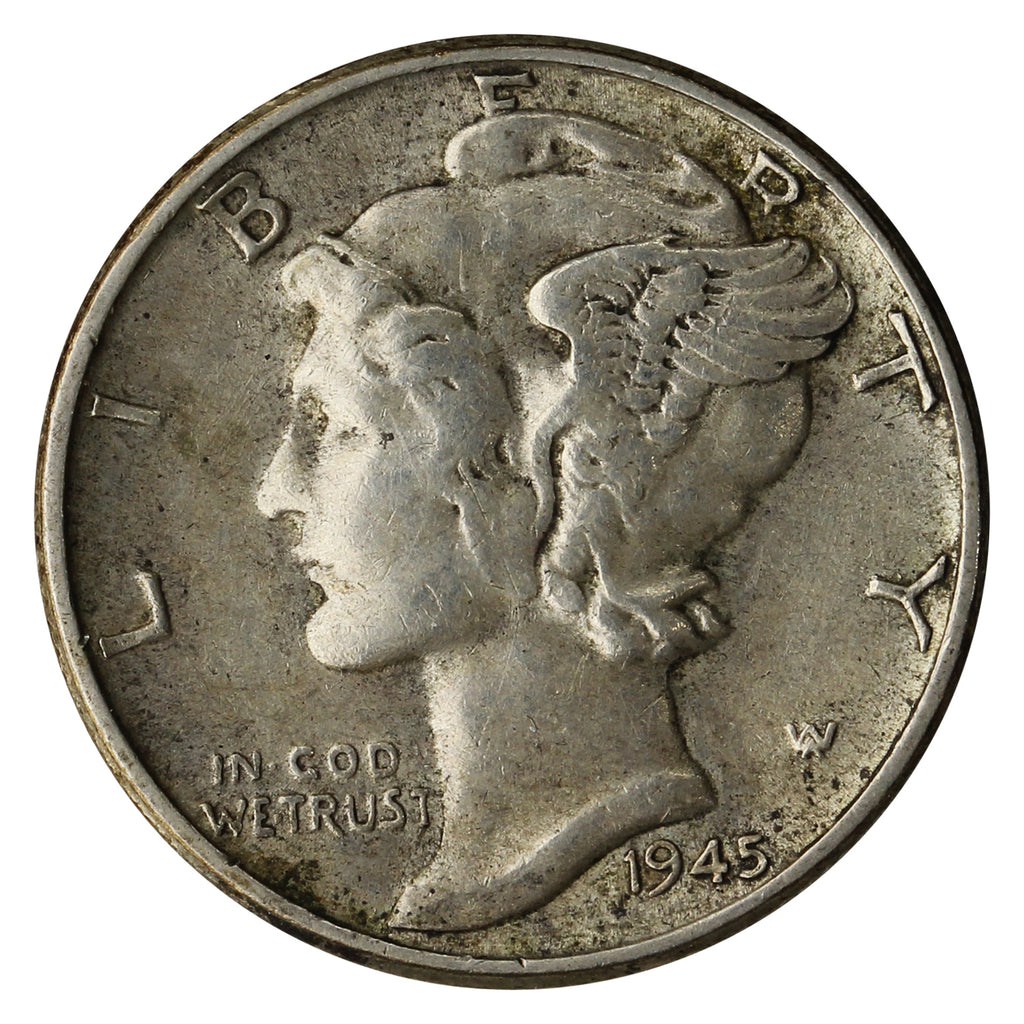 1945 USA Dime EF-AU (EF45)