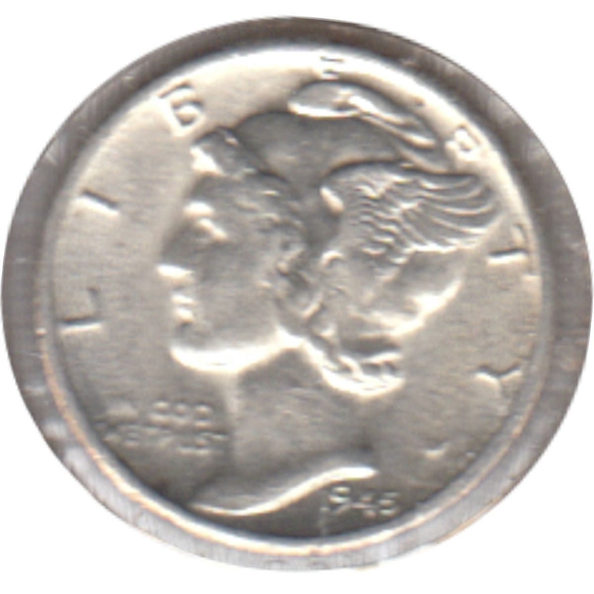 1945 D USA Dime Almost Uncirculated (AU50)