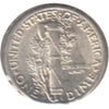 1945 D USA Dime Almost Uncirculated (AU50)