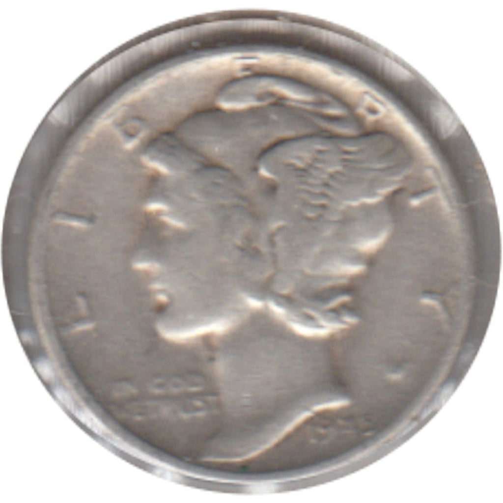 1945 D USA Dime F-VF (F15)