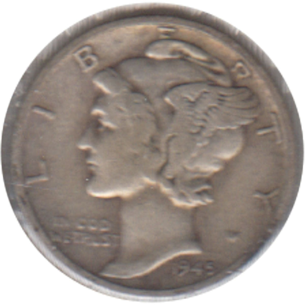 1945 S USA Dime Fine (F12)