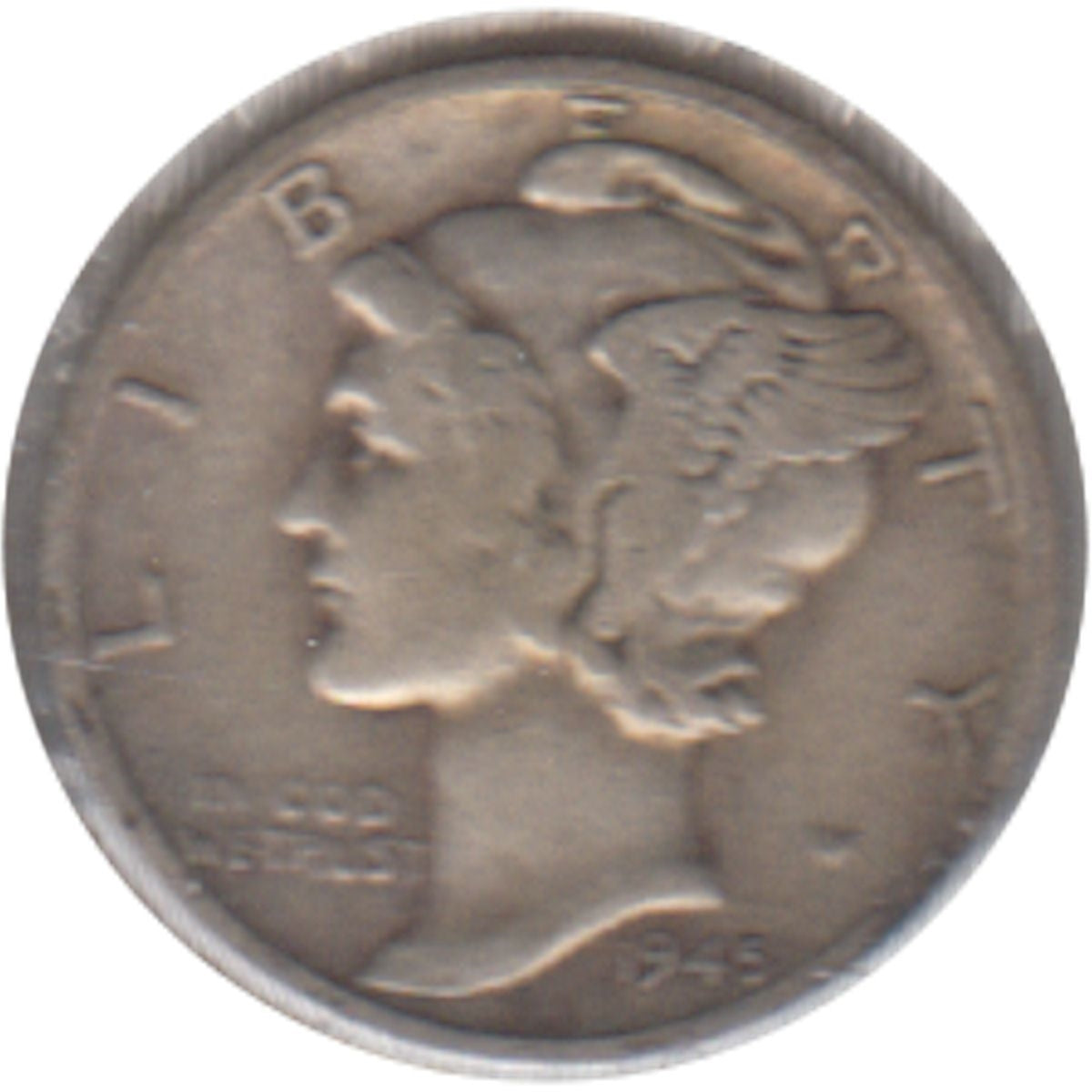 1945 S USA Dime Fine (F12)