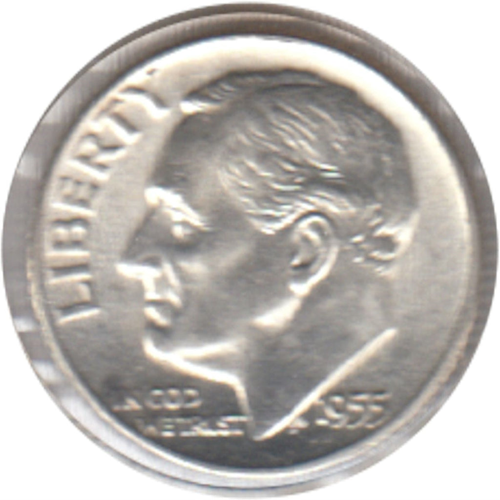 1955 USA Dime Brilliant Uncirculated (MS63)