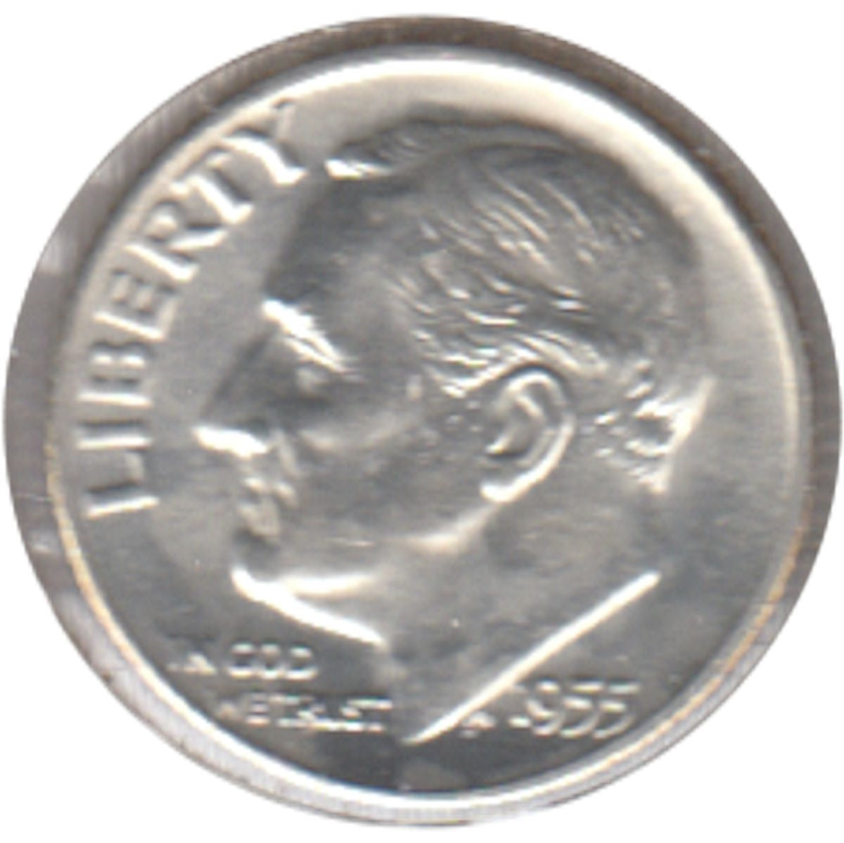 1955 D USA Dime Choice Brilliant Uncirculated (MS64)