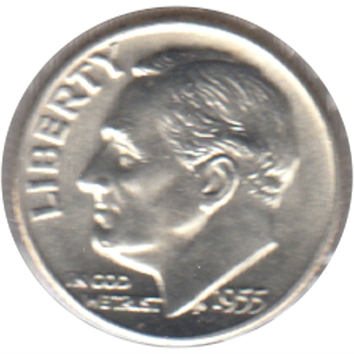 1955 D USA Dime Brilliant Uncirculated (MS63)