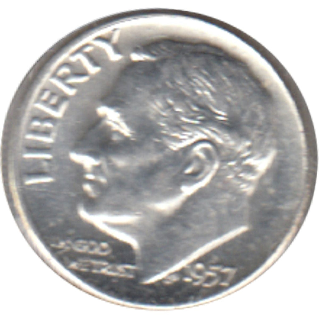 1957 USA Dime AU-UNC (AU55)