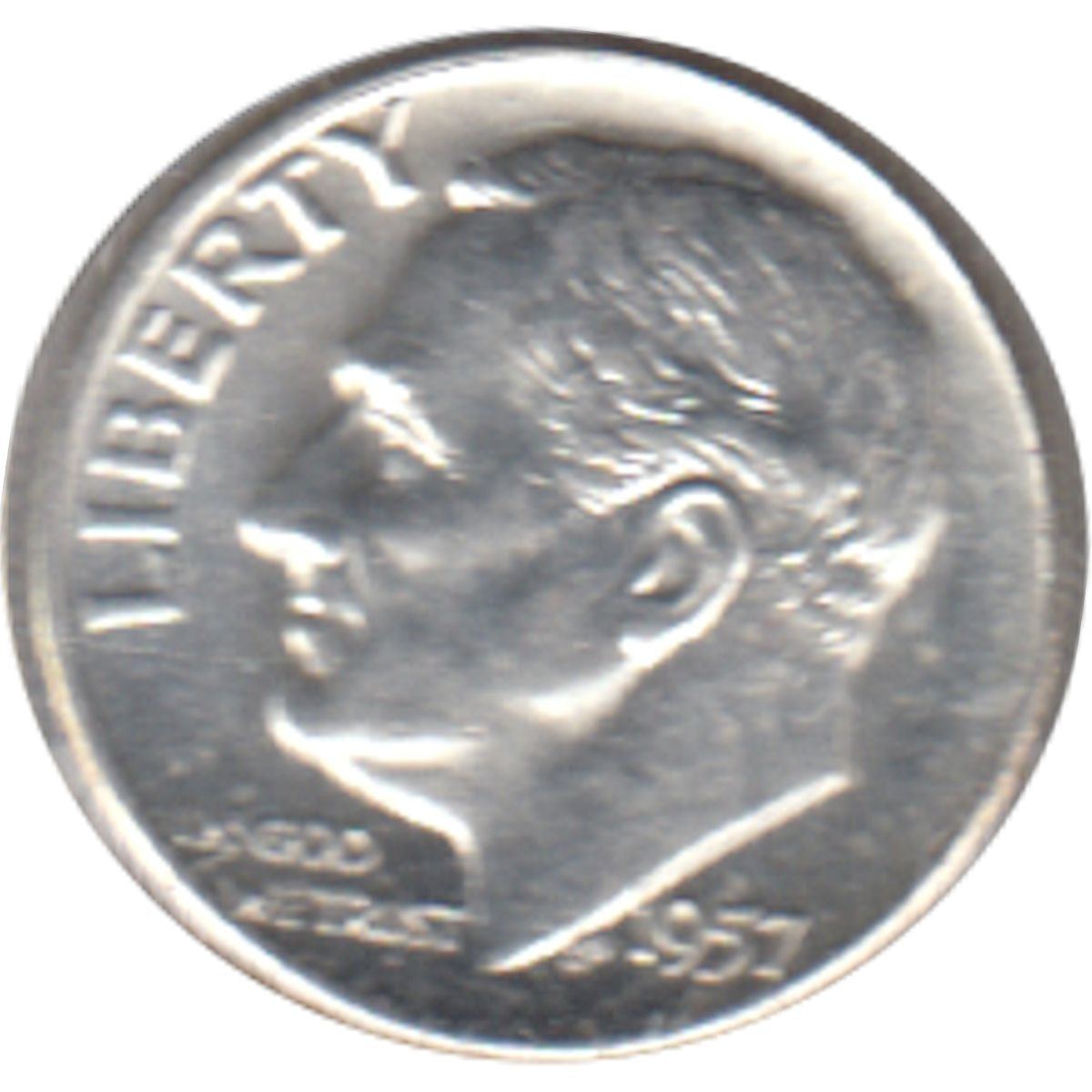1957 USA Dime AU-UNC (AU55)