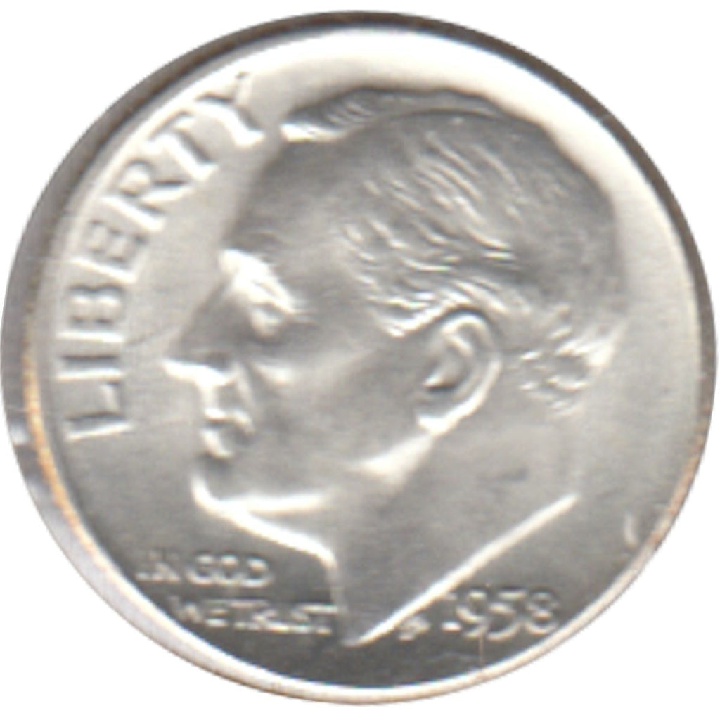 1958 USA Dime Choice BU (MS64)