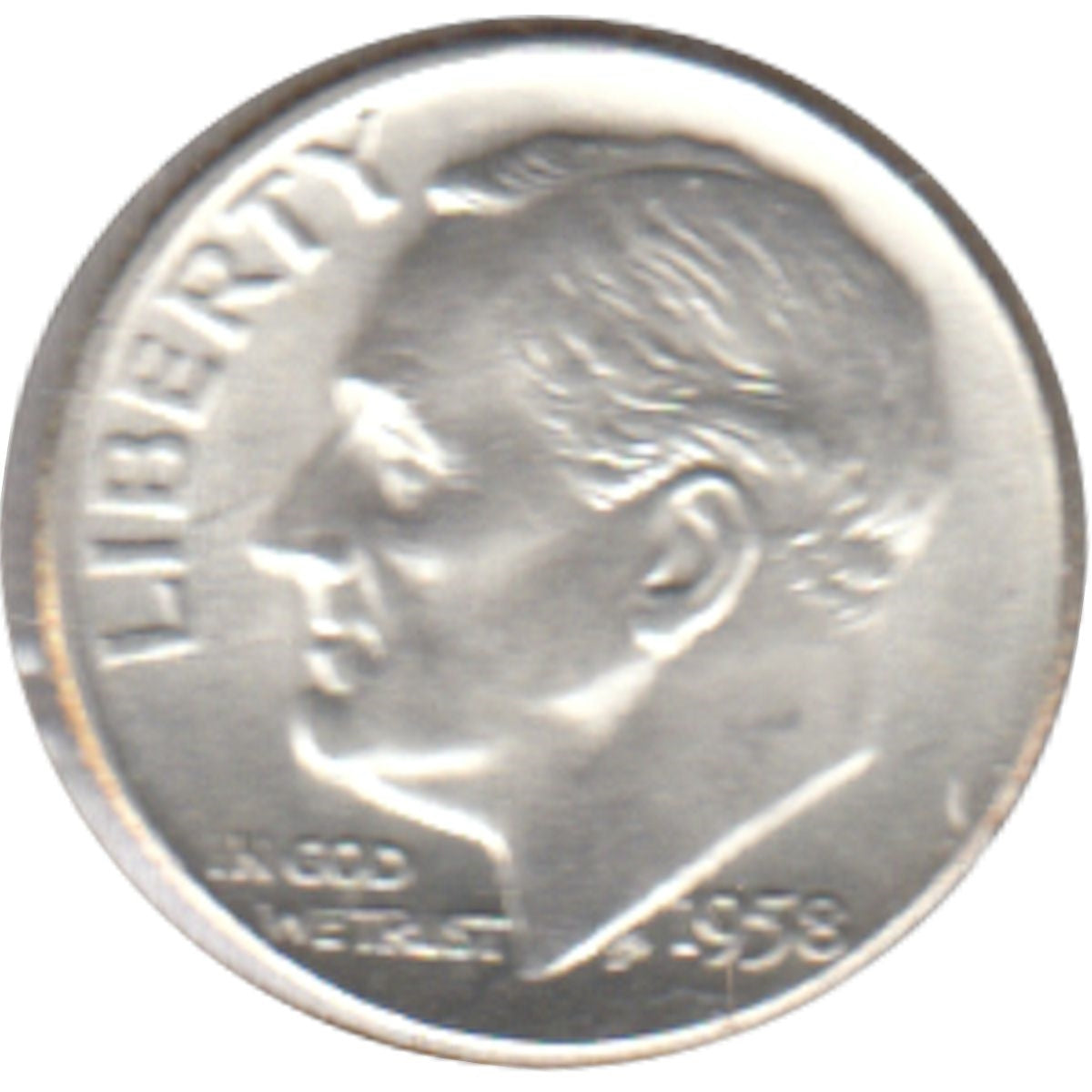 1958 USA Dime Choice BU (MS64)