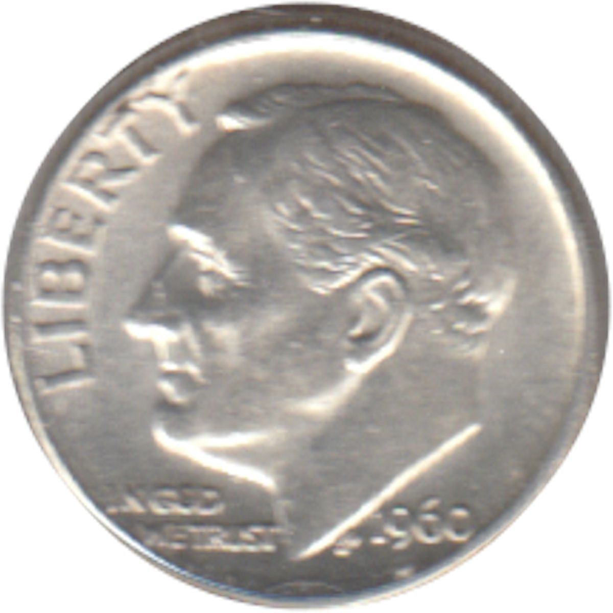 1960 D USA Dime UNC+ (MS62)