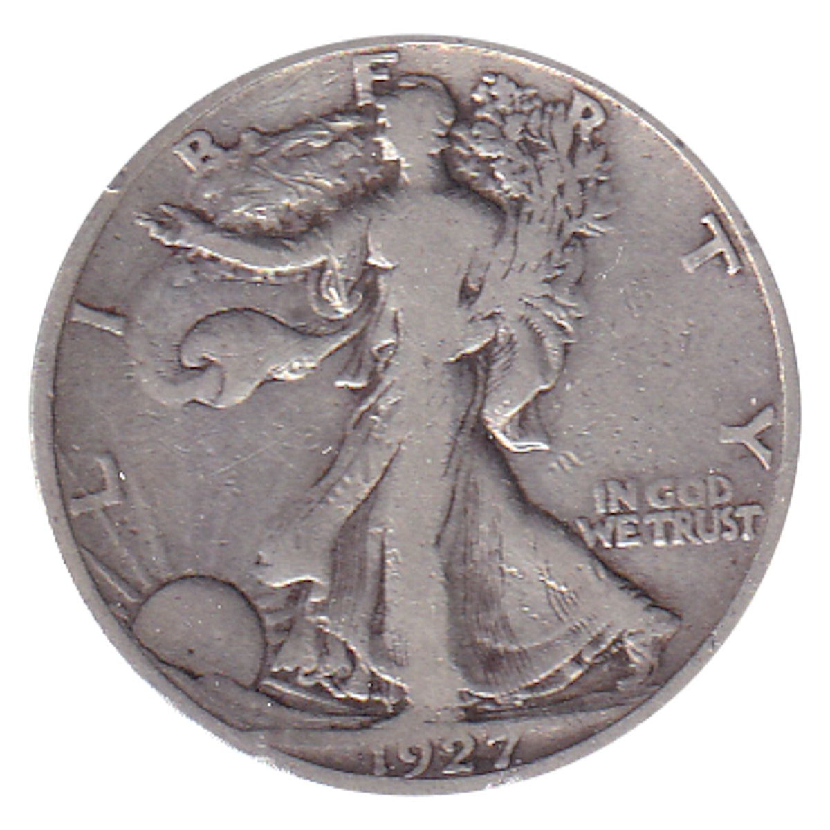 1927 S USA Half Dollar Circulated