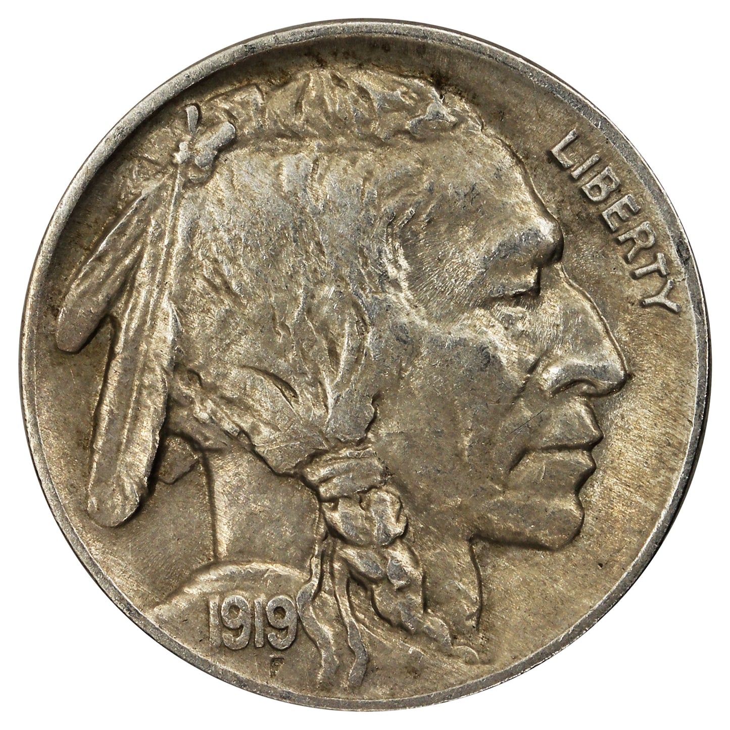 1919 USA Nickel Almost Uncirculated (AU50)