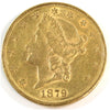 1879 S USA $20.00 Gold EF-AU (EF45) $