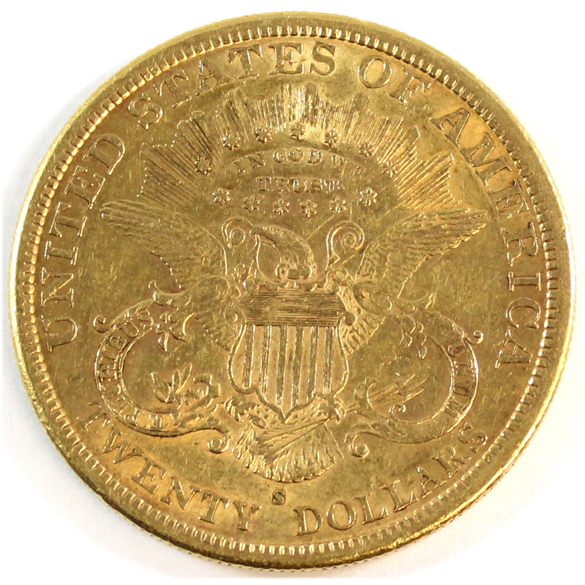 1884 S USA $20.00 Gold EF-AU (EF45) (Scratched) $