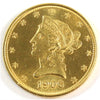 1906 D USA $10.00 Gold Brilliant Uncirculated (MS63) $