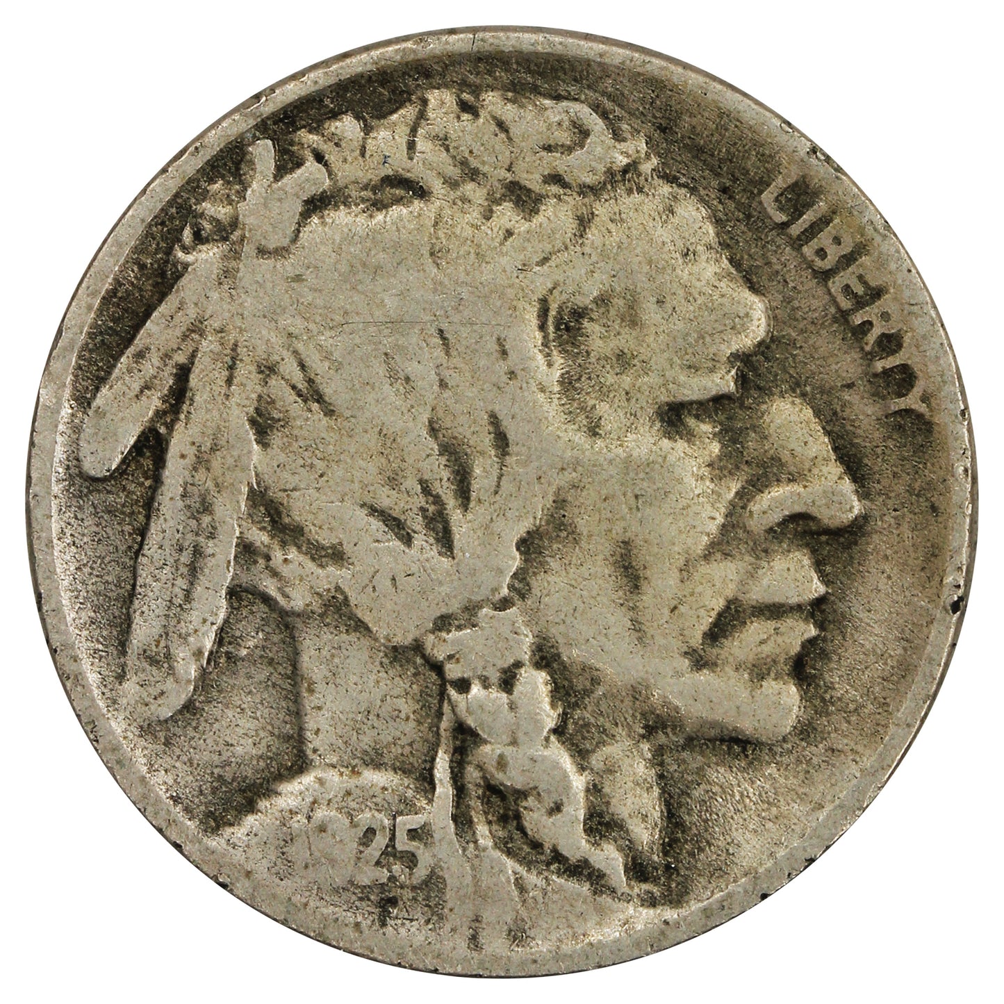 1925 D USA Nickel Fine (F12)