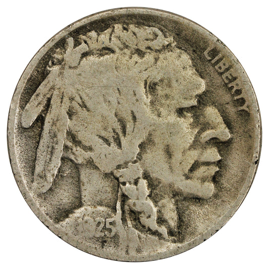 1925 D USA Nickel Fine (F12)