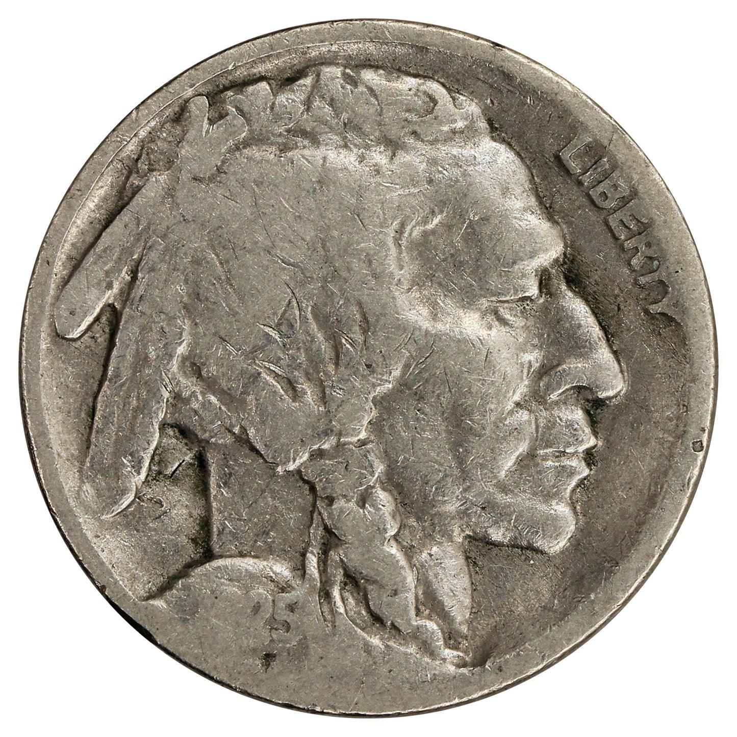 1925 S USA Nickel G-VG (G6)