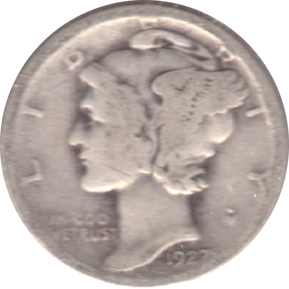 1927 D USA Dime Circulated