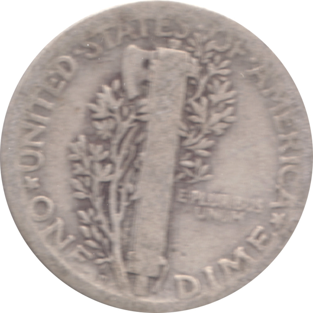 1927 D USA Dime Circulated