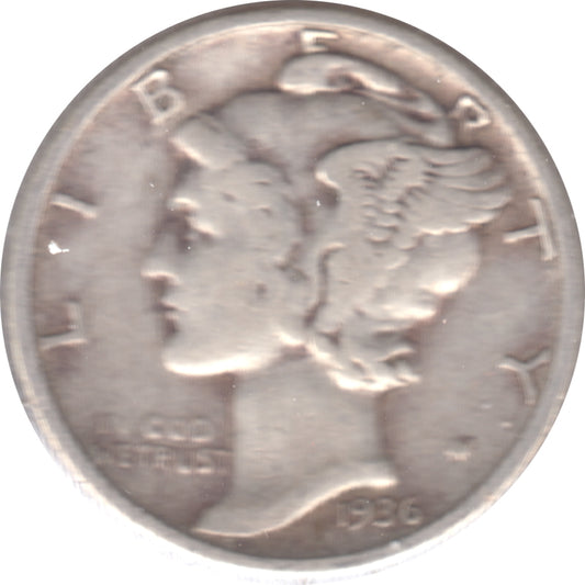 1936 USA Dime Circulated