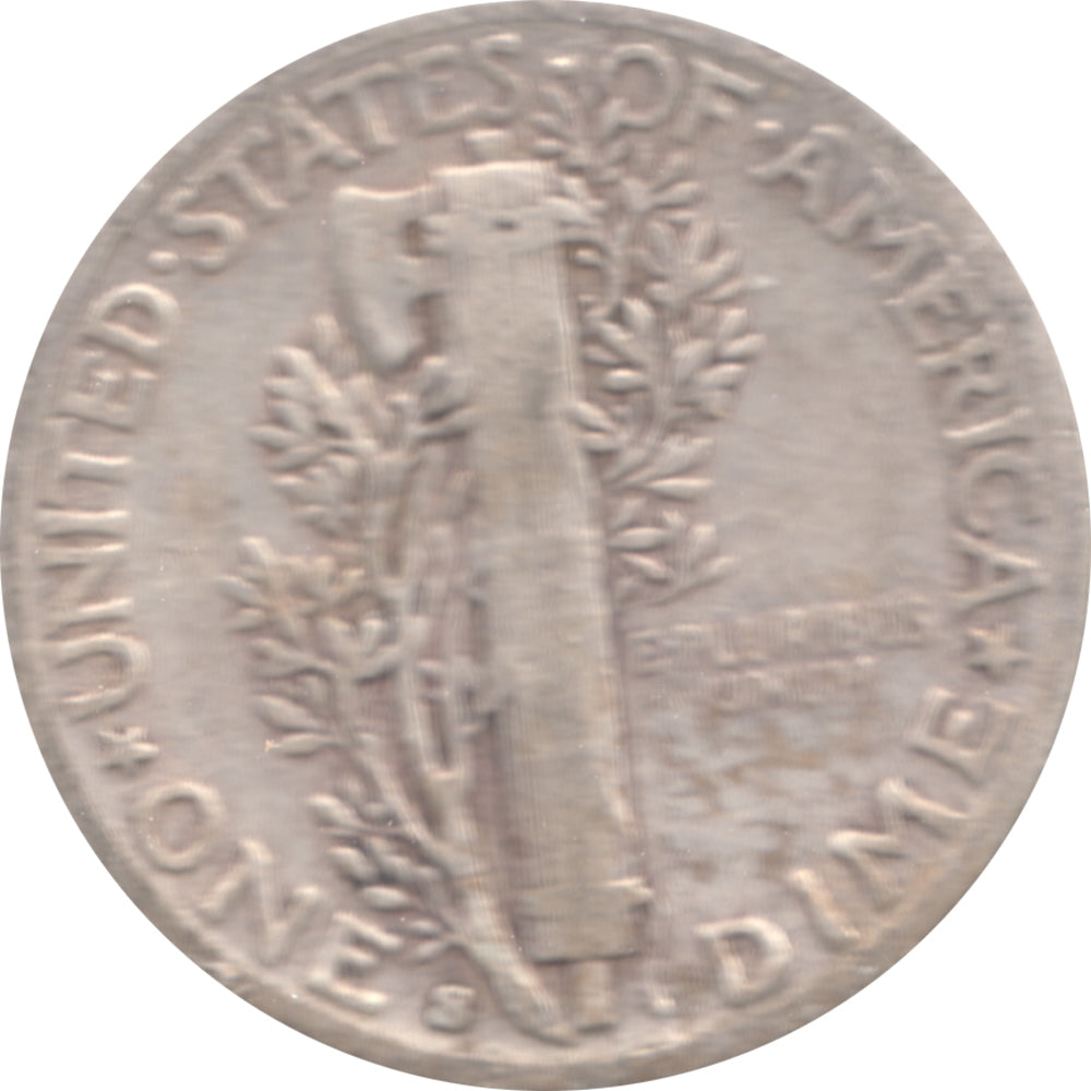 1943 S USA Dime Circulated