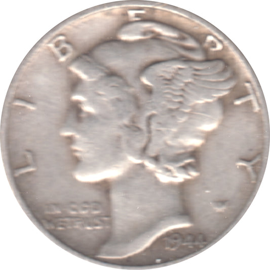 1944 USA Dime Circulated