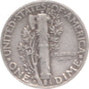 1944 D USA Dime Circulated