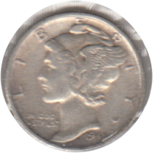 1945 S USA Dime Very Fine (VF-20)