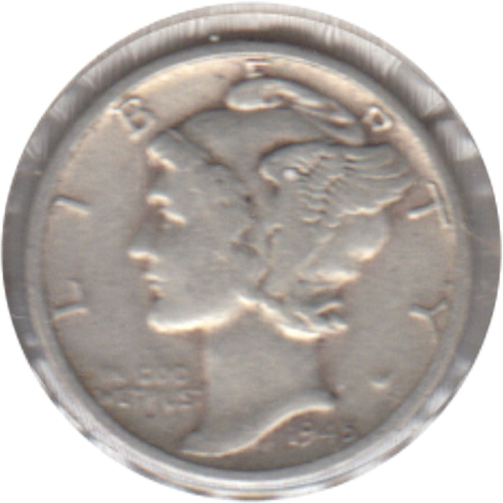 1945 S USA Dime F-VF (F15)
