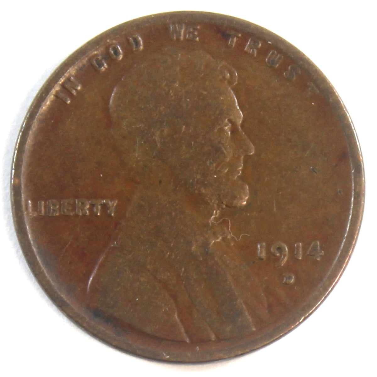 1914 D USA Cent F-VF (F15) $