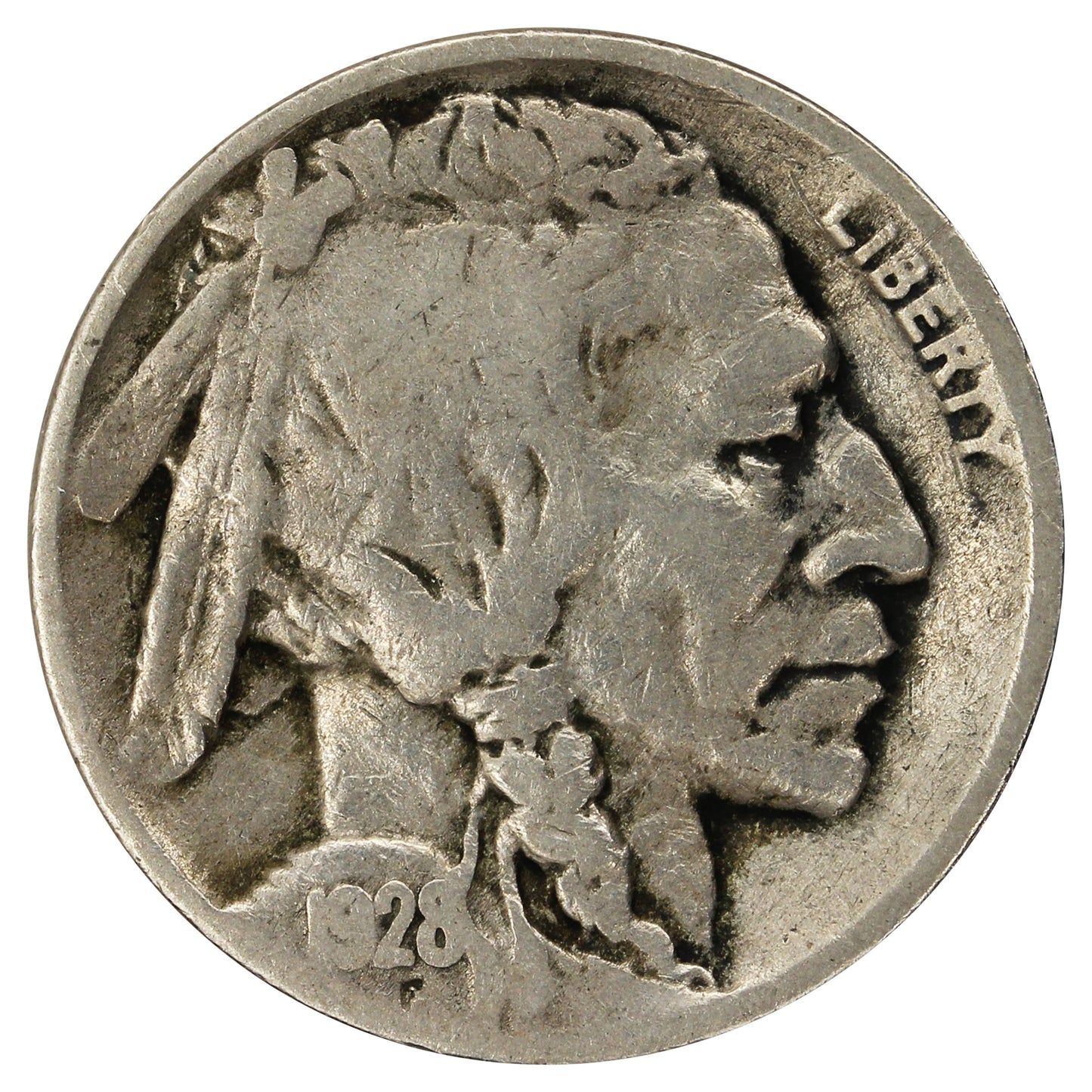 1928 D USA Nickel VG-F (VG10)