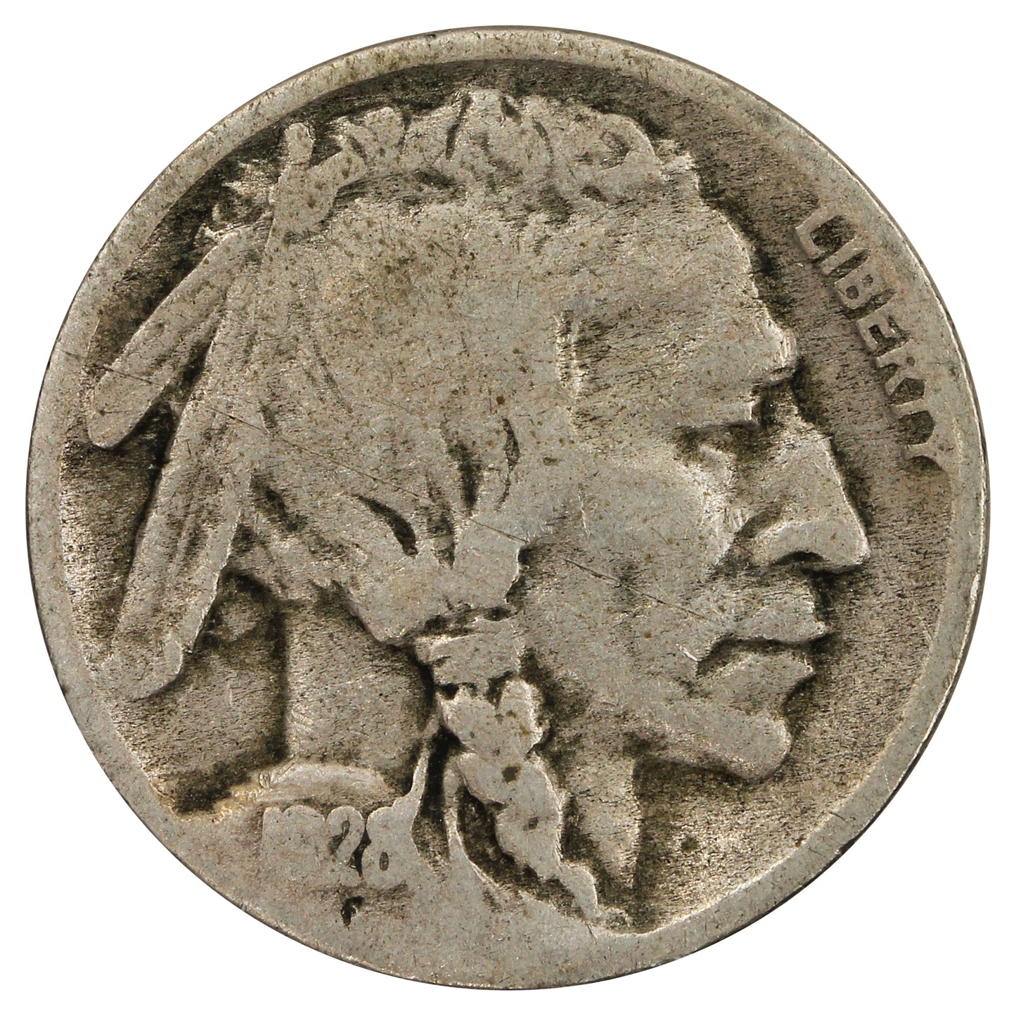 1928 S USA Nickel G-VG (G6)