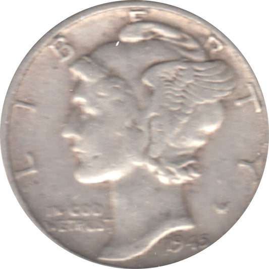 1945 USA Dime Circulated