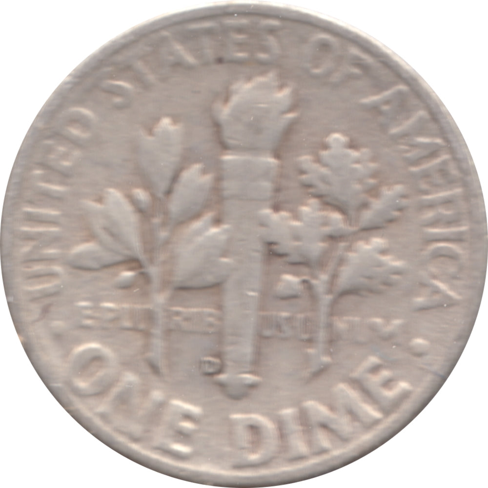 1946 D USA Dime Circulated