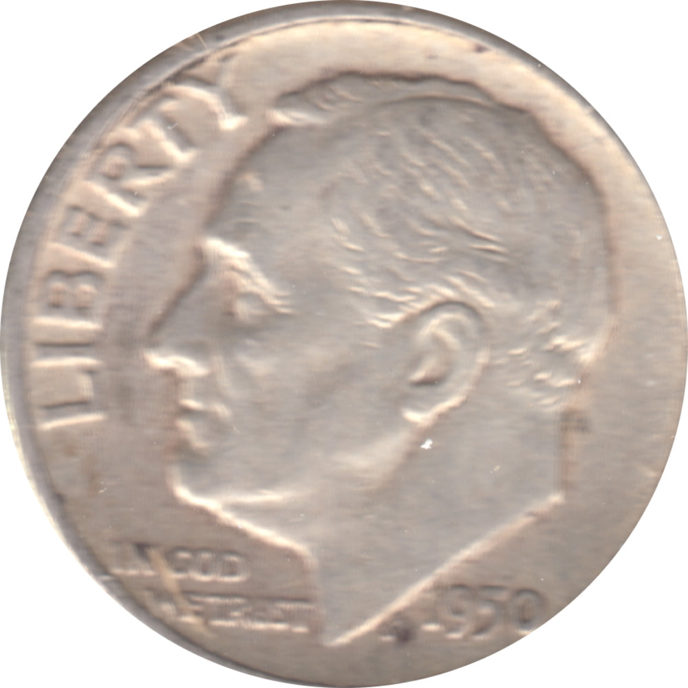 1950 USA Dime Circulated
