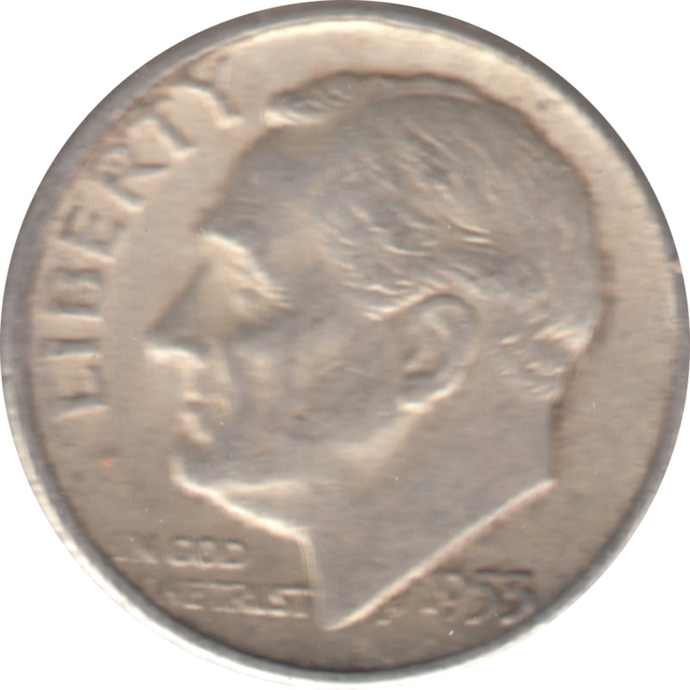 1953 S USA Dime Circulated