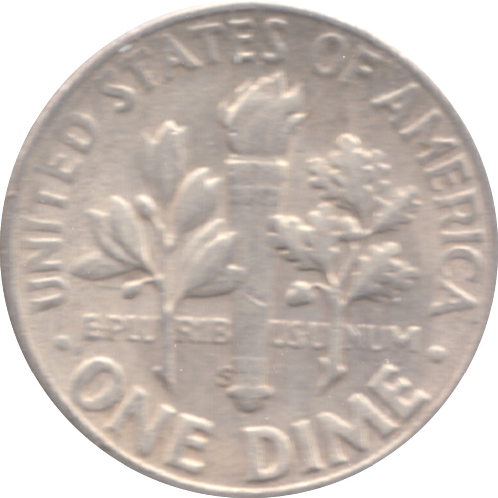 1954 S USA Dime Circulated