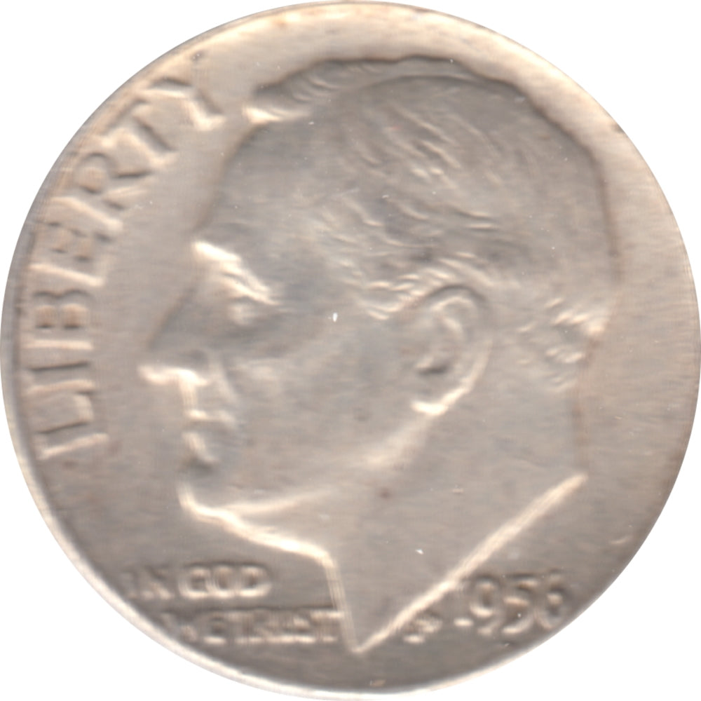 1956 USA Dime Circulated